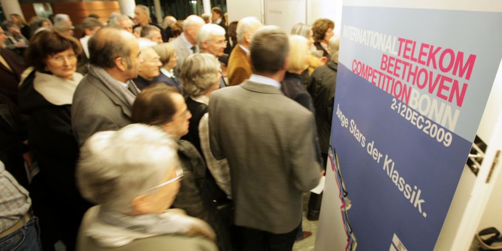 Crowd at the International Telekom Beethoven Competition Bonn, December 2-12, 2009, Young Stars of Classical Music.